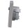 Jung Serie LS Komplett-Set Edelstahl: Triax EDA 302 F Antennendose 3-Loch Stichdose SAT/TV/R + ES2990SAT Abdeckung f. SAT-TV-Steckdose + ES2981 Rahmen 1-fach