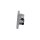 Jung Serie LS Komplett-Set Edelstahl: Antennensteckdose EDU 04 F + ES2990TV Abdeckung + Cat.6A iso-Anschlussdose + ES2969-2UA Abdeckung + ES1520 Steckdose + ES2983 Rahmen 3-fach