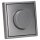 Jung Serie LS Komplett-Set Edelstahl: 1730DD Drehdimmer Standard LED + ES1740 Abdeckung mit Drehknopf + ES2981 Rahmen 1-fach