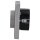 Jung Serie LS Komplett-Set Edelstahl: 1730DD Drehdimmer Standard LED + ES1740 Abdeckung mit Drehknopf + ES2981 Rahmen 1-fach