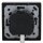 Jung Serie LS Komplett-Set Edelstahl: 1730DD Drehdimmer Standard LED + ES1740 Abdeckung mit Drehknopf + ES2981 Rahmen 1-fach