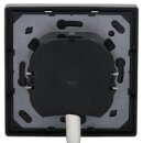Jung Serie LS Komplett-Set Edelstahl: 1710DE Tastdimmer Standard LED + ES1700 Steuertaste Standard + ES2981 Rahmen 1-fach