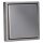 Jung Serie LS Komplett-Set Edelstahl: 1710DE Tastdimmer Standard LED + ES1700 Steuertaste Standard + ES2981 Rahmen 1-fach