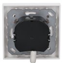 Jung Serie A Komplett-Set Alpinweiß: 1730DD Drehdimmer Standard LED + A1740WW Abdeckung mit Drehknopf + A5581BFWW Rahmen 1-fach
