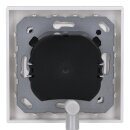 Jung Serie A Komplett-Set Alpinweiß: 1710DE Tastdimmer Standard LED + AS1700WW Steuertaste Standard + A5581BFWW Rahmen 1-fach