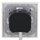 Jung Serie A Komplett-Set Alpinweiß: RTR230 Raumthermostat (Öffner) 230 V + A1749BFWW Abdeckung für Raumtemperaturregler + A5581BFWW Rahmen 1-fach