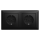 Busch-Jaeger 20-2 EUCJ-915-503 SCHUKO® Doppelsteckdose "durchverdrahtet" mit Zentralscheiben und Abdeckrahmen 2CKA002014A1490