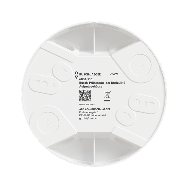 Busch-Jaeger 6884-916 Aufputzgehäuse für Busch-Präsenzmelder BasicLINE 2CKA006899A0002
