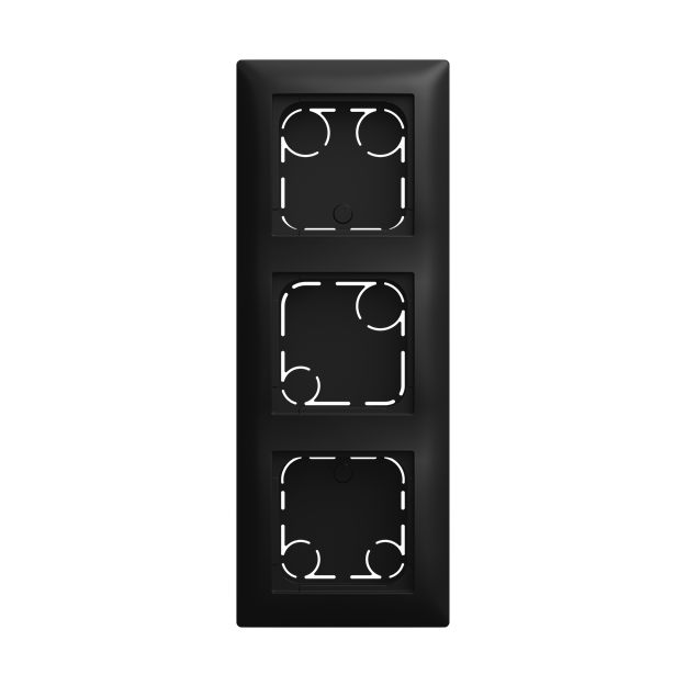Busch-Jaeger 1713 F-915 Aufputz-Gehäuse flache Bauform 3-fach Gehäuse Busch-balance® SI 2TKA00005982