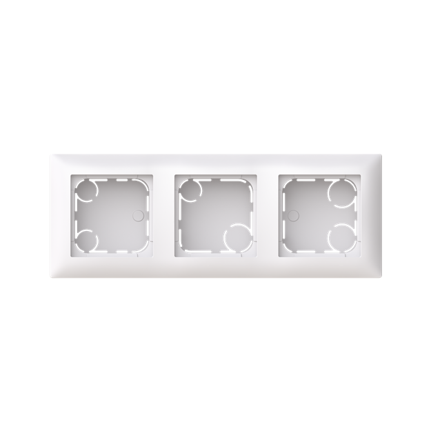 Busch-Jaeger 1713 F-914 Aufputz-Gehäuse flache Bauform 3-fach Gehäuse Busch-balance® SI 2TKA00005516
