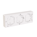 Busch-Jaeger 1713 F-914 Aufputz-Gehäuse flache Bauform 3-fach Gehäuse Busch-balance® SI 2TKA00005516