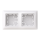 Busch-Jaeger 1712 F-914 Aufputz-Gehäuse flache Bauform 2-fach Gehäuse Busch-balance® SI 2TKA00005515