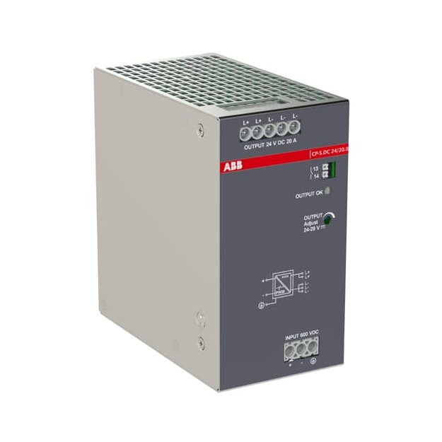 ABB CP-S.DC 24/20.0 Netzteil In:420-870VDC Out:DC 24V/20A 1SVR320766R1000