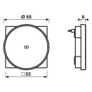 JUNG AWCMAG Magnetic Charger Abdeckung A Weiß...