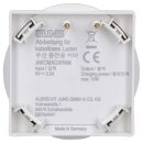 JUNG AWCMAGWWM Magnetic Charger Abdeckung Serie A Schneeweiß Matt für induktives und kabelloses Laden