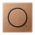 Jung BRG1749 Abdeckung für Thermostat Metall PVD-beschichtet Serie LS Bronze gebürstet Aufputz
