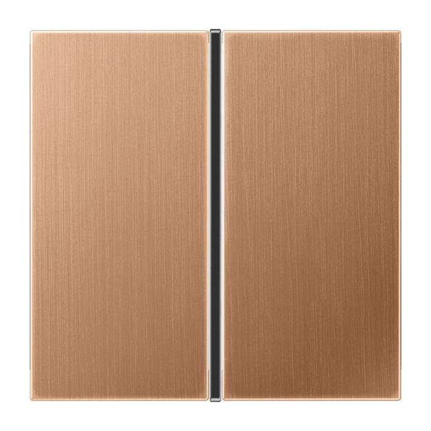 Jung BRG2401TSA Tastensatz F40 Metall PVD-beschichtet Serie LS Bronze gebürstet Aufputz