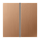 Jung BRG2401TSA Tastensatz F40 Metall PVD-beschichtet Serie LS Bronze gebürstet Aufputz