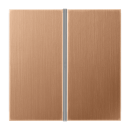 Jung BRG2402TSA Tastensatz F40 Metall PVD-beschichtet Serie LS Bronze gebürstet Aufputz