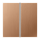 Jung BRG2402TSA Tastensatz F40 Metall PVD-beschichtet Serie LS Bronze gebürstet Aufputz