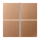 Jung BRG2404TSA Tastensatz F40 Metall PVD-beschichtet Serie LS Bronze gebürstet Aufputz