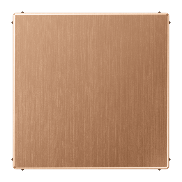 Jung BRG2994B Blind-Abdeckung (gerastet) Metall PVD-beschichtet Serie LS Bronze gebürstet Aufputz