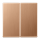 Jung BRG2995 Wippe 2fach Metall PVD-beschichtet Serie LS Bronze gebürstet Aufputz