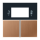 Jung BRG4093TSA Tastensatz F40 Raumcontroller Metall PVD-beschichtet Serie LS Bronze gebürstet Aufputz