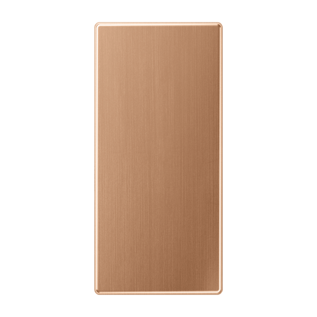 Jung BRG50NA Abdeckung in Tastenfarbe F50 Metall PVD-beschichtet Serie LS Bronze gebürstet Aufputz