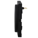 JUNG LSWCMAGSWM Magnetic Charger Abdeckung LS Schwarz Matt für induktives und kabelloses Laden