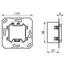 Jung WC230-15 Magnetic Charger Spannungsversorgung als induktives Ladegerät für kabelloses Laden