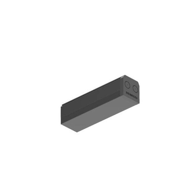Brumberg 55095080 Endbox 237 mm (leer/PE) ohne Leitung und Stecker + Erdungsanschluss L Schwarz