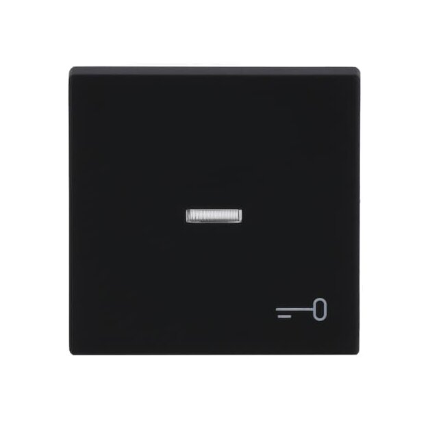 Exklusives Angebot: Busch-Jaeger 1789 TR-885 Wippe mit Aufdruck mit kleiner transparenter Kalotte (Kunststoff (lackiert)) Schwarz Matt future® linear 2CKA001751A3046 - nur für kurze Zeit!