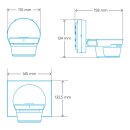 Exklusives Angebot: Busch-Jaeger BW/A4.11-136 Busch-Wächter® PRO 280° KNX Edelstahl 2CKA006132A0434 - nur für kurze Zeit!