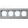 Exklusives Angebot: Gira 021465 Abdeckrahmen 4-fach Gira TX_44 (WG UP) Farbe Alu - nur für kurze Zeit!