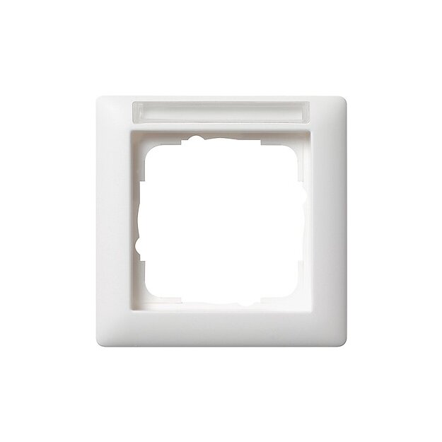 Exklusives Angebot: Gira 109127 Abdeckrahmen 1-fach Beschriftungsfeld Standard 55 Reinweiß matt - nur für kurze Zeit!