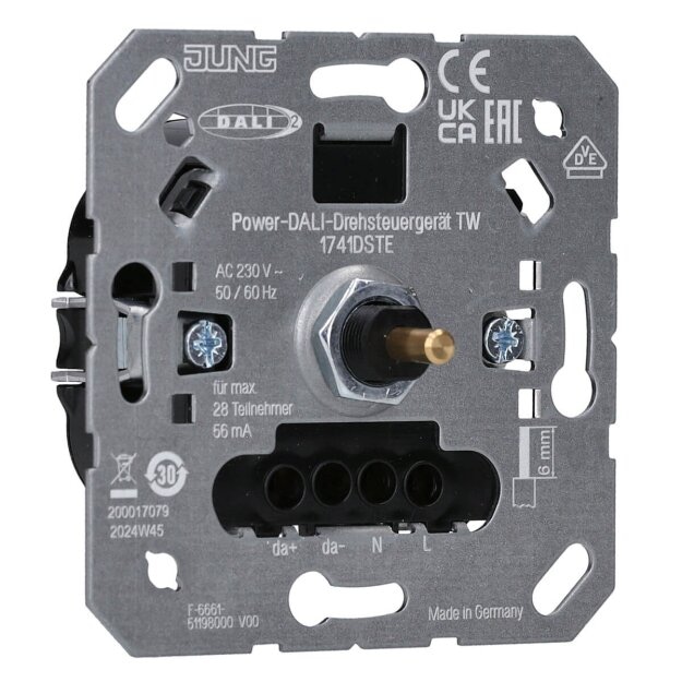 Exklusives Angebot: Jung 1741DSTE Power-DALI-Drehsteuergerät TW - nur für kurze Zeit!