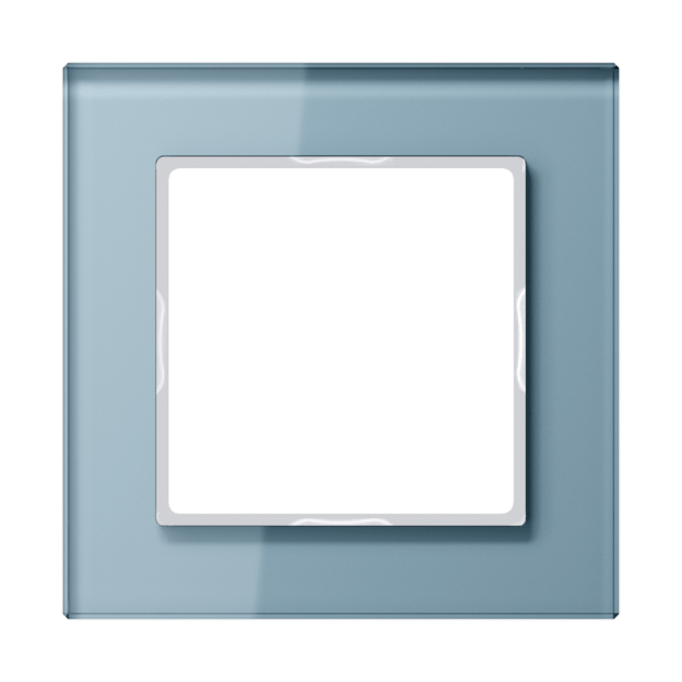 Exklusives Angebot: Jung AC581GLBLGR Rahmen 1fach (Glas) Grau Serie A - nur für kurze Zeit!