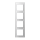 Exklusives Angebot: Jung AC584GLWW Rahmen 4fach (Glas) Alpinweiß Serie A - nur für kurze Zeit!
