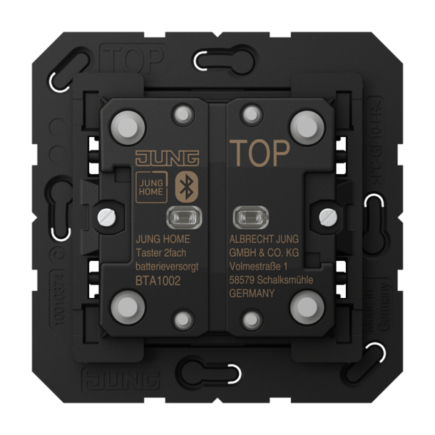 Exklusives Angebot: Jung BTA1002 JUNG HOME Taster 2-fach batterieversorgt - nur für kurze Zeit!