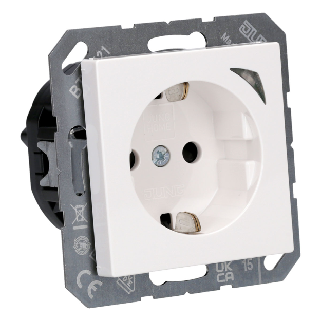 Exklusives Angebot: Jung BTA1521SEWW JUNG HOME SCHUKO-Steckdose Energy Safety+ Thermoplast Alpinweiß - nur für kurze Zeit!