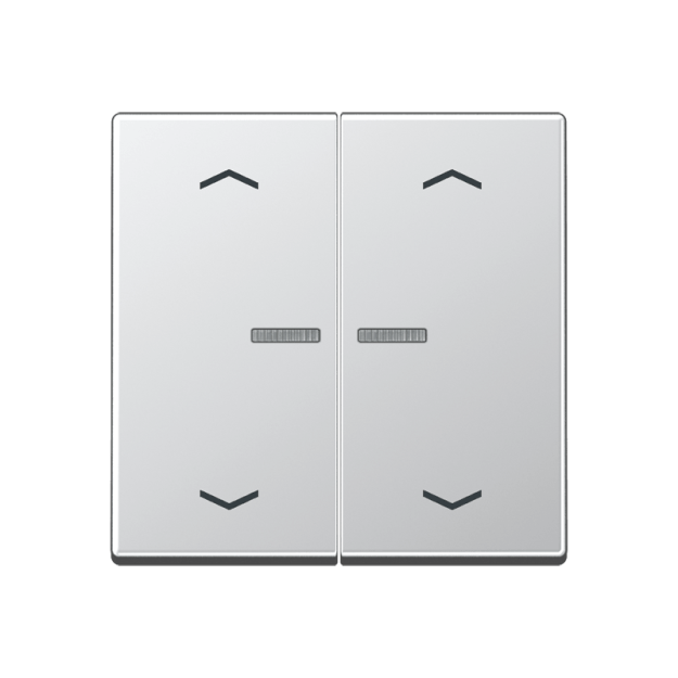 Exklusives Angebot: Jung BTA17102PAL JUNG HOME Taster 2-fach mit Pfeilsymbolen Aluminium - nur für kurze Zeit!
