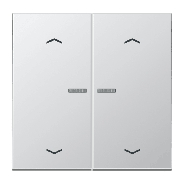 Exklusives Angebot: Jung BTAL17102P JUNG HOME Taster 2-fach mit Pfeilsymbolen Aluminium - nur für kurze Zeit!