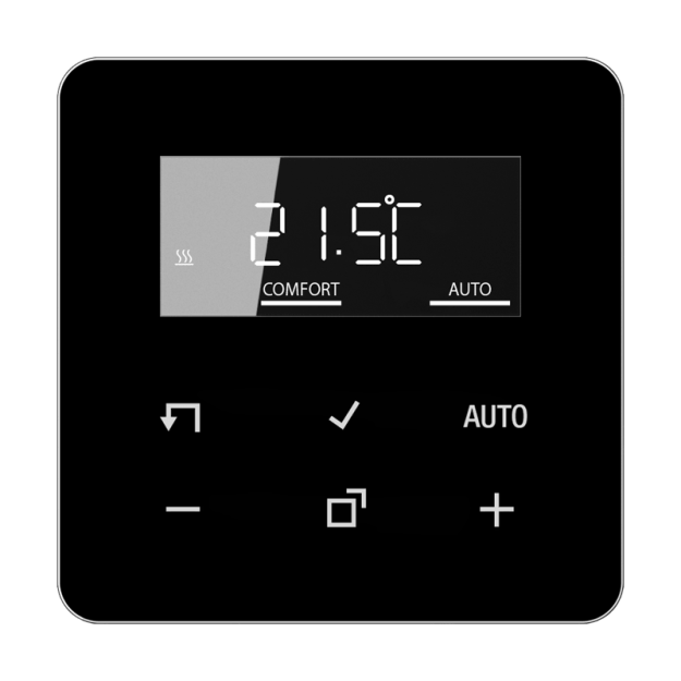 Exklusives Angebot: Jung BTCD1791SW JUNG HOME Raumthermostat-Display Glas Schwarz - nur für kurze Zeit!