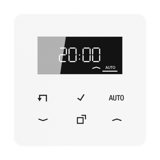 Exklusives Angebot: Jung CD1750DWW Timer Standard mit Display (Echtglasfront) Alpinweiß Serie CD - nur für kurze Zeit!