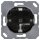 Exklusives Angebot: Jung CD5120BFSW SCHUKO Steckdose f.Klappdeckel (Thermoplast bruchsicher) Schwarz Serie CD - nur für kurze Zeit!