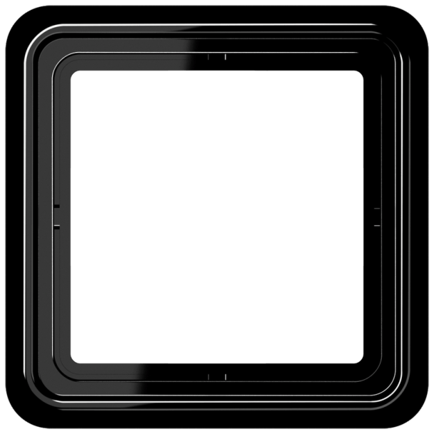 Exklusives Angebot: Jung CD581SW Rahmen 1fach (Thermoplast bruchsicher) Schwarz Serie CD - nur für kurze Zeit!