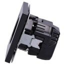B-WARE Jung LS1520-18ASW SCHUKO-Steckdose mit USB Typ A (max. 3A) Quick Charge mit erhöhtem Berührungsschutz (Thermoplast bruchsicher) Schwarz Serie LS