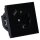 B-WARE Jung LS1520-18ASW SCHUKO-Steckdose mit USB Typ A (max. 3A) Quick Charge mit erhöhtem Berührungsschutz (Thermoplast bruchsicher) Schwarz Serie LS