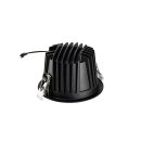 SLV 1009941 NUMINOS® XL Deckeneinbauleuchte Schwarz/Chrom 3000 K 40°